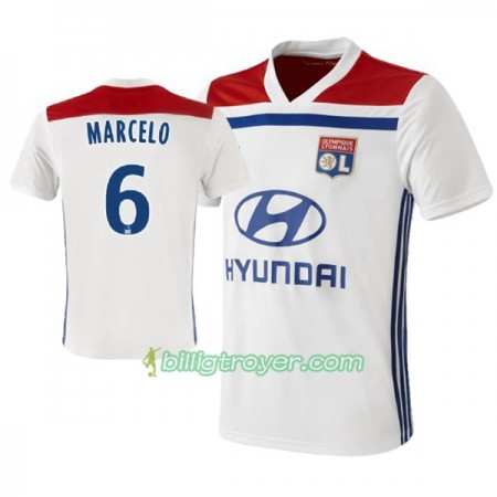 Billige Fotballdrakter Olympique Lyonnais Marcelo 6 Hjemmedraktsett 2018/19 Kortermet